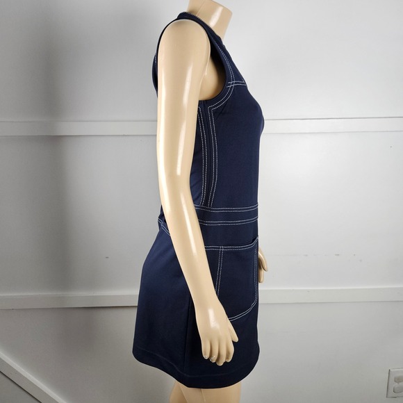 Tory Sport Pique Contrast Stitch Tennis Golf Sporty Athleisure Dress Size M - Picture 3 of 10